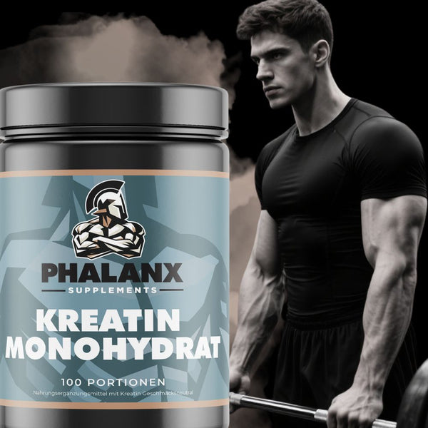 Kreatin Monohydrat für Muskelaufbau I Phalanx Supplements