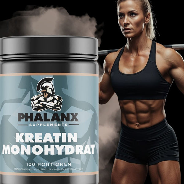 Kreatin Monohydrat für Muskelaufbau I Phalanx Supplements
