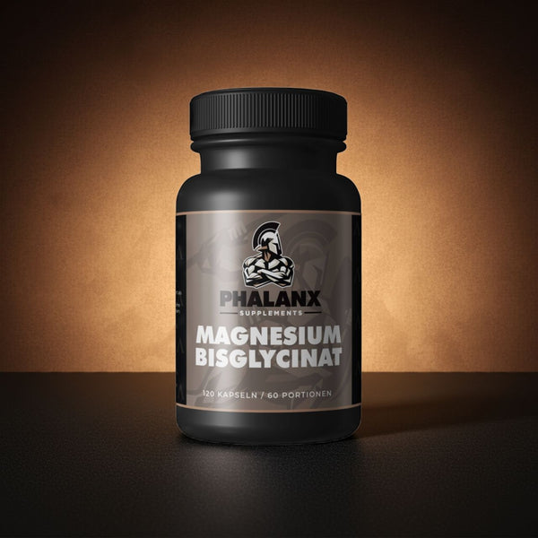 Magnesium Bisglycinat - 120 Kapseln - 500mg Mg. Bisglycinat I Phalanx Supplements