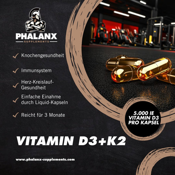 Phalanx Spartan Essentials: Omega-3 + Zink + Vitamin D3+K2