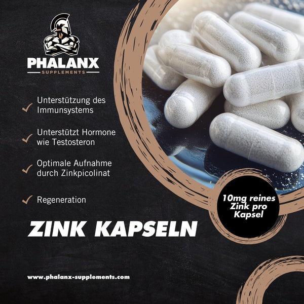 Phalanx Spartan Essentials: Omega-3 + Zink + Vitamin D3+K2