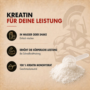 Kreatin Monohydrat Pulver I 500g I 100% reines Monohydrat