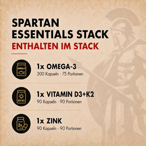 Phalanx Spartan Essentials: Omega-3 + Zink + Vitamin D3+K2