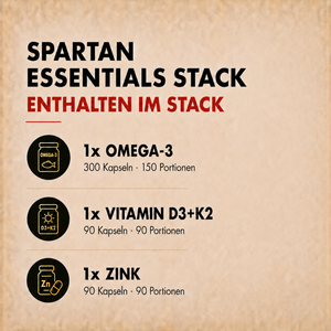 Phalanx Spartan Essentials: Omega-3 + Zink + Vitamin D3+K2