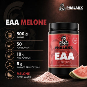 EAA – Essentielle Aminosäuren Pulver I 500g I 8g Aminos pro Portion