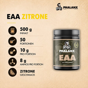 EAA – Essentielle Aminosäuren Pulver I 500g I 8g Aminos pro Portion