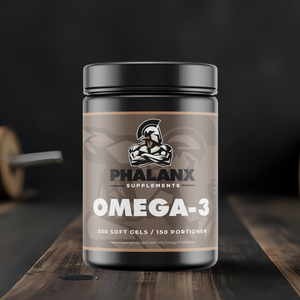 Omega-3 Fischöl – 1000 mg Softgel-Kapsel - 300 Kapseln I Phalanx Supplements