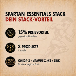 Phalanx Spartan Essentials: Omega-3 + Zink + Vitamin D3+K2