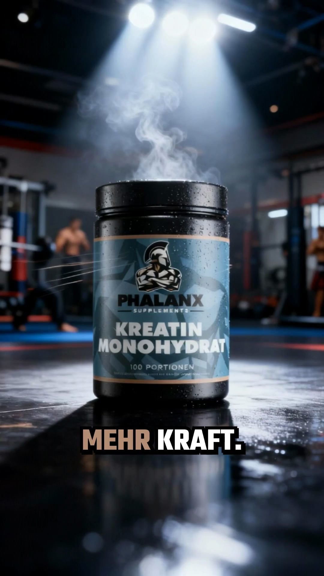 Kreatin Monohydrat von Phalanx Supplements - 100% reines Monohydrat, ohne Zusätze